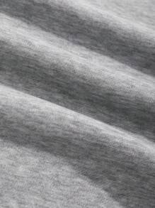 Teen Boy Solid Color Pocket Straight Loose Casual Drawstring Sweatpants,Thanksgiving,Christmas,Winter,Winter Clothes,Cozy Fall & Winter Styles, - Light Grey - View 6