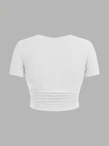 SHEIN EZwear 3pcs Basic Casual Solid Shirt Set For Ladies, Summer - Multicolor - View 7