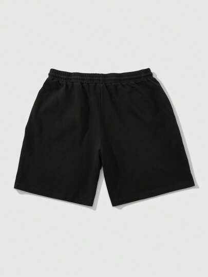 Grunge Punk Summer Men's Washed Streetwear American Design Star Patch Embroidery Shorts