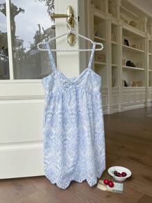 Comfortcana Abito estivo boho-chic ricamato da donna
