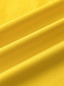 Top de tirantes casual con diseño gráfico vibrante de Brasil y contraste de color, top corto deportivo y de ocio ajustado, adecuado para el verano
