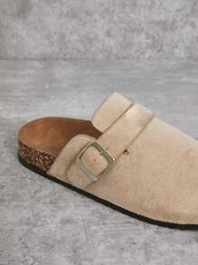 SHUZIA Men's Comfortable Round Toe Taupe Slippers Spring Shoes Spring Break Easter Mother's Day Present
