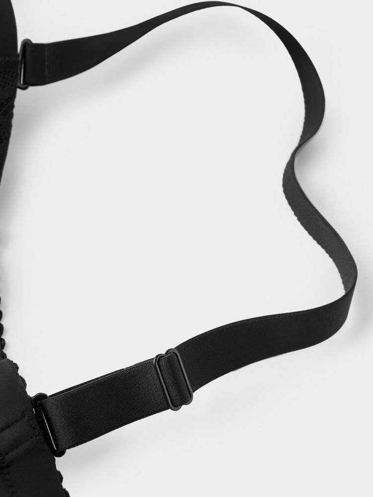 Dream Curve Support + Strapless Push-Up Support Lace Black Half Bra Lingerie