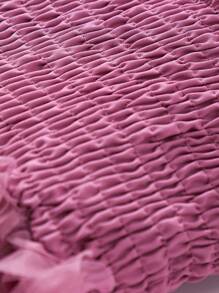 Glamorique Kids Young Girl' Solid Color Ruffled Floral Splice Elegant Sleeveless Dress, Summer Summer Holiday