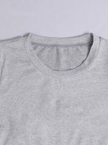 SHEIN Explorewe 5件套青少年女孩休闲百搭纯色收腰短袖T恤 - 彩色 - 查看 5