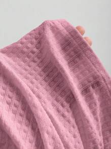 EgrlEra Women's Black Y2K Sexy Sequins 2pcs Deep V-Neck Tie Front Camisole & Mini Skirt Set. Suitable For New Year's Eve Parties, Valentine's Date Nights And Any Party Occasions. Cute And Flattering. - Pink - View 6