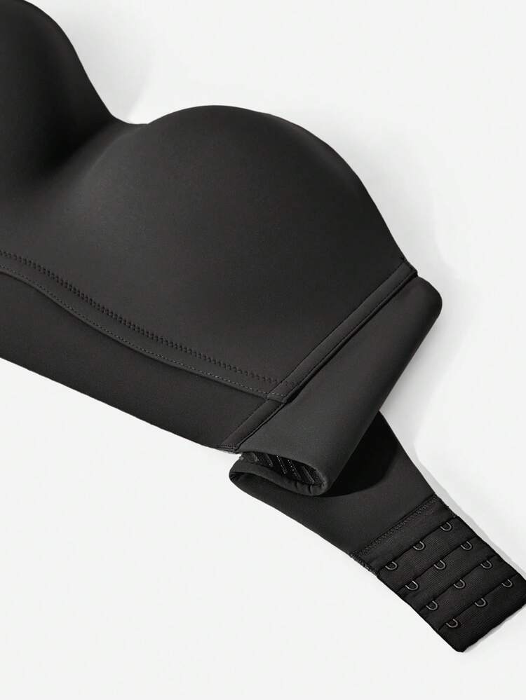 Dream Curve Support +Wireless Longline Strapless Lingerie As Outerwear Black Half Lingerie As Outerwear Basic Bra Tube Top