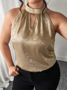 Elenzga Áo yếm đi làm thường ngày thanh lịch, cá tính, thời trang cỡ lớn cho nữ, thích hợp cho mùa hè, mùa tựu trường, tốt nghiệp, ngày lễ, ngày lễ tình nhân, lễ hội âm nhạc, ngày của mẹ, halloween, lễ tạ ơn, lễ phục sinh, ngày quốc khánh, vũ hội, hẹn hò, tiệc tùng, hoạt động ngoài trời - Vàng - Xem 4