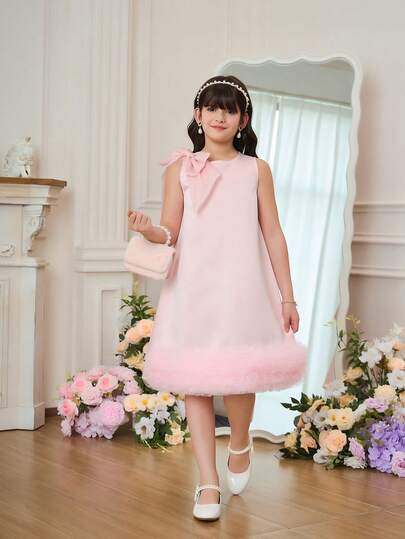 فستان قصير أنيق للبنات