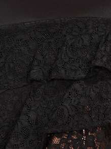 Glamine Vestido elegante y sexy de tirantes finos negro para mujer