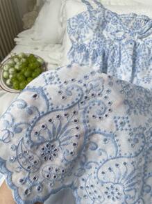 Comfortcana Abito estivo boho-chic ricamato da donna