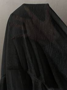 SHEIN Essnce Plus-Size Women's Out Tops, Beach Wear, See-Through Smocks, Summer Beach Wear, Going Out Tops Concert Rave Festival