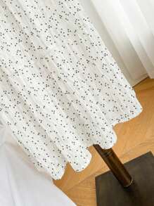 SHEIN Unity Summer Floral Patchwork A-Line Skirt - Multicolor - View 3