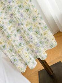 SHEIN Unity Summer Floral Patchwork A-Line Skirt - Multicolor - View 4