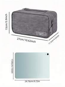 Waterproof Underwear Storage Bag With Handle - Multi-Functional Travel Organizer For Lingerie, Makeup & Accessories (Large Capacity, Boho Style)