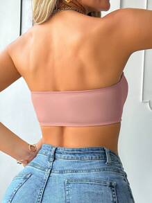 Shein Underwear&Sleepwear Basics Set de 2 piezas de sujetador con cierre delantero acolchado para mujer, multicolor