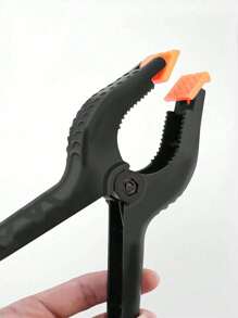 12 件塑料弹簧夹，小型重型夹子，适用于工艺品、背景架、木工、摄影工作室；多功能弹簧夹 - 强力抓握塑料夹，适用于木工、摄影背景和工艺品、男士工具 - 彩色 - 查看 6