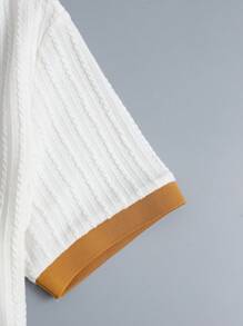 Manfinity RelaxMax Men's Polo Suit - Beige - View 7