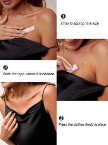 SHEIN 2pcs Women's Daily Anti-Flashing Sticker - Multicolor - View 5