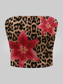 INAWLY Solva Digital Print Women's Minimalist Fashion Cami, Suitable For Summer - Multicolor - View 3