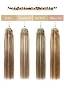 50 件微环接发，100% 真人发质微珠配鱼线，雷米发 50 克接发混合棕金色 S6/613 - S6/613 - 查看 9