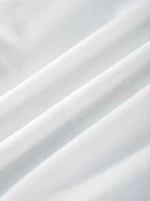 SEALOOK X SHEIN Baby Boy Cartoon Seal Print Contrast Color Sleeve White Casual Short Sleeve T-Shirt And Blue Shorts Summer Set