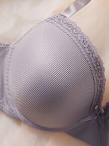 Snug Zone 3pièces/Set Soutien-gorge minimaliste avec armature, pour femmes en taille forte. Soulève et soutient.