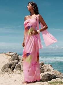 Opulessa Váy dạ hội mùa hè, Váy dài siêu dài in xếp ly họa tiết cổ áo bất đối xứng Spice Girls Out On The Street cho ngày lễ, Váy đi biển gợi cảm cho quý cô, Váy đi biển mùa hè cho ngày lễ, Váy trở lại trường, Váy rất đơn giản, Váy công sở, Váy tiền cổ, Váy giáo viên, Váy hẹn hò, Váy tiệc trà chiều BFF cho ngày lễ, Váy đi lễ hội âm nhạc - Nhiều màu - Xem 1