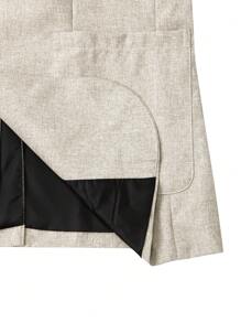 Calvornis Conjunto de chaqueta y pantalón de traje de negocios de solapa única para hombres, traje casual para hombres