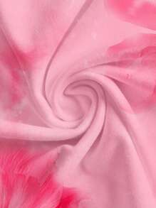 SHEIN MOD 女士花卉印花不对称荷叶边修身背心，适合夏季度假