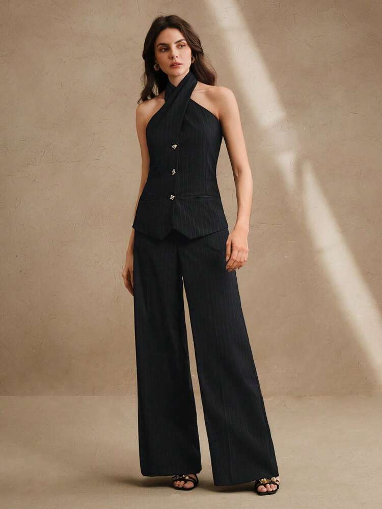 Women 2-Piece Set, Suitable For Spring, Summer, Business Casual, Elegant, Graduation, "Old Money", Classy