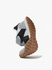 JNSQ 1 paire de chaussures de sport respirantes en maille pour enfants, baskets plates simples et à la mode avec semelle en caoutchouc, légères et durables pour la rentrée scolaire du printemps/été