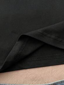 INAWLY Women T-Shirts - Black - View 3