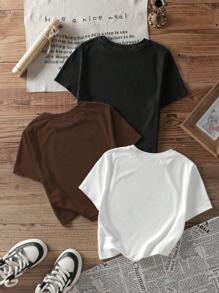 Attitoon 3 pièces Set: Bottes occidentales vintage, Motif occidental des années 90, Motif tête de taureau occidental, Impression de lettre occidentale vintage. T-shirt court et moulant à col rond, manches courtes, style minimaliste pour festival de musique d'été