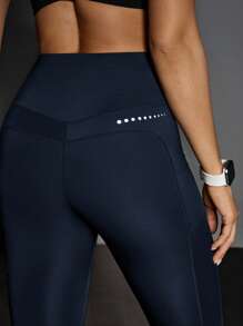 Easify SHEIN Sport Women's Solid Color Sporty Yoga Shorts, Fashionable For Summer