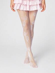 ROMWE Fairycore Pantimedia / Medias ajustadas / Mallas para mujer