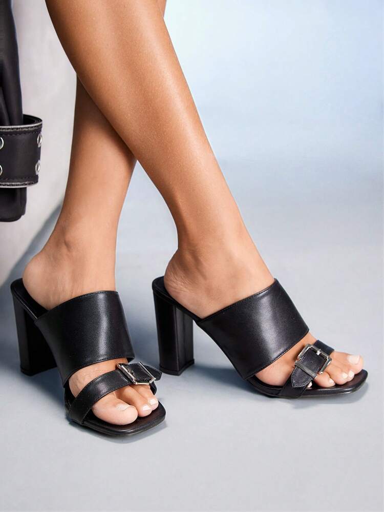 CUCCOO GRLICON Women's High Heel Sandals, Y2K Style, Punk Rock, Biker, Cool Girl, Suitable For Halloween, Christmas, Party