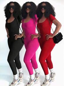 INAWLY Solva 3-Piece Set Minimalist Stylish Jumpsuit, Suitable For Summer - Multicolor - View 1
