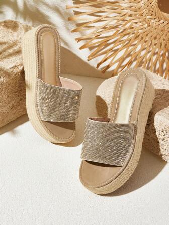 Styleloop Neue modische, bequeme Sandalen mit dicker Sohle, Sommer