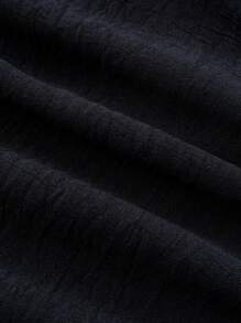 Flirla Pantaloncini neri retrò con ricamo e fiocco