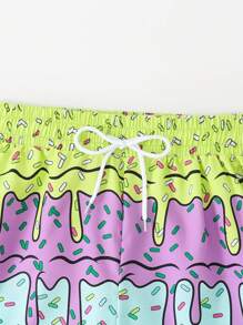 Boys' Printed Beach Shorts Summer Holiday - Multicolor - View 3