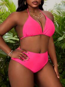 Slaydiva Conjunto de bikini sexy de talla grande para la fiesta de Año Nuevo 2025