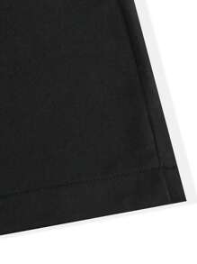 Manfinity Homme 2 piezas Pantalones cortos casuales de moda para hombres con cintura elástica