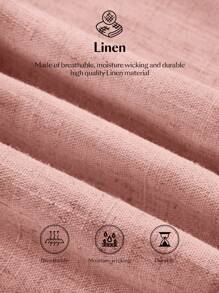 Ontre 2025春夏纯色收腰扭结挂脖长裙，粉色毕业礼服，女士休闲连衣裙，复活节连衣裙，优雅飘逸连衣裙，派对连衣裙，极简连衣裙，复活节连衣裙，派对连衣裙，端庄连衣裙，女士度假连衣裙，舒适连衣裙，伴娘服，沙滩裙，音乐节度假，亚麻面料粉色针织开衫 - 粉色 - 查看 9