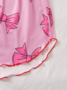 SHEIN 3pcs/Set Cute Printed Camisole & Shorts Coordinating Set - Multicolor - View 6