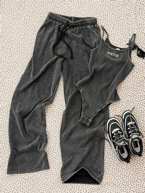 Teen Girls 2Pcs Set Snowflake Embroidered Jumpsuit & Snowflake Casual Vintage Simple Style Long Pants Suit, Spring & Summer