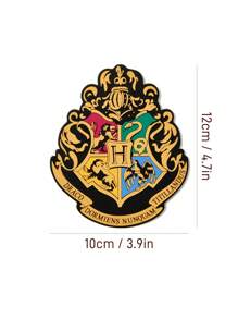 HARRY POTTER X SHEIN 1 Pc Hogwarts Pattern Cup Coaster ,Suitable For Most Cups & Mug Protect Your Desktop