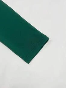 INAWLY Plus Size Fashionable Casual Sexy Backless Sleeveless Jumpsuit, Daily Wear - Green - View 5