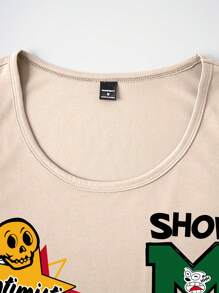 Manfinity Hypemode Men's Simple And Fashion Tank Top & Shorts Set, Suitable For Summer - Multicolor - View 4