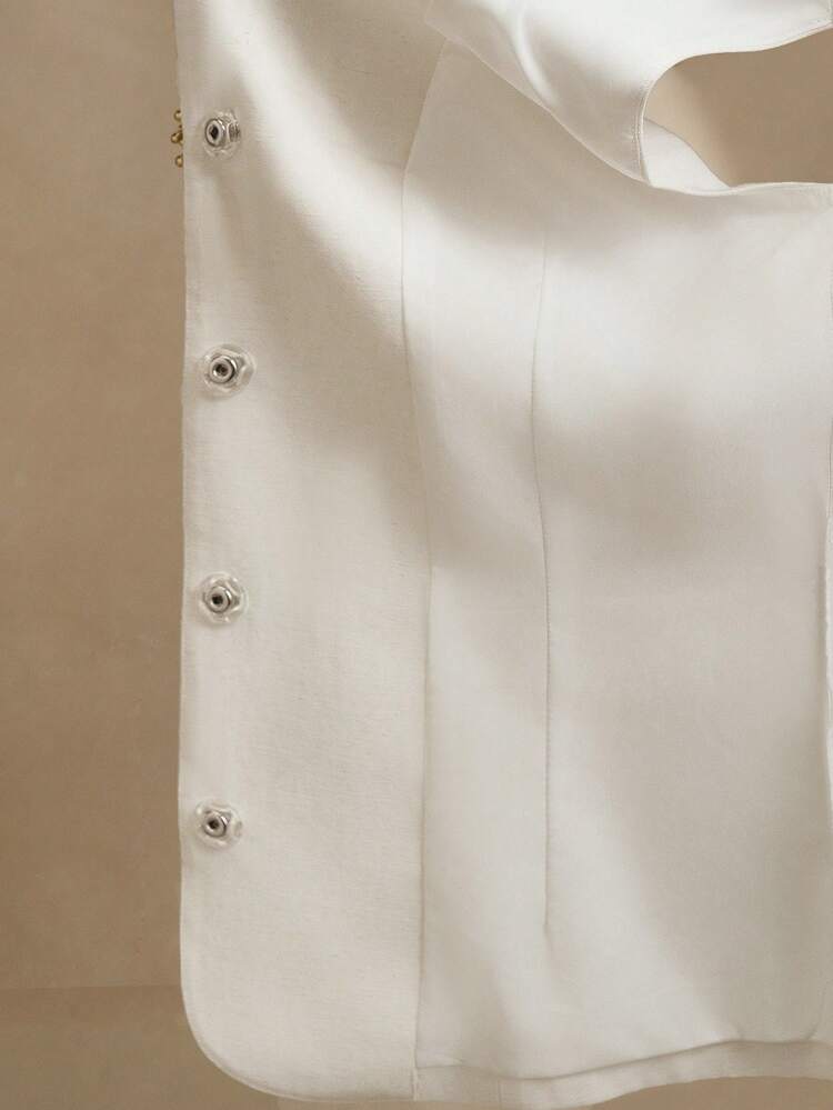 Chaleco blazer minimalista elegante de uso casual de oficina para mujer, para primavera, verano, uso en oficina, graduación